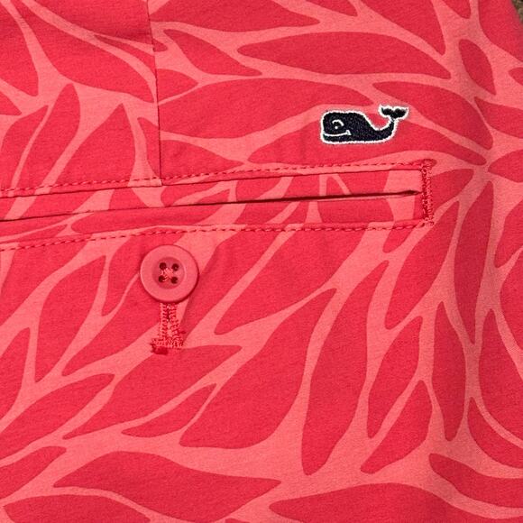 Vineyard Vines Mens Breaker Shorts Bloom Pattern Pink 8" Inseam Sz 28 - Picture 4 of 8
